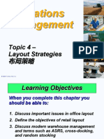 Operations Management: Topic 4 - Layout Strategies
