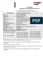 EXTREME EX7218RC Specifications