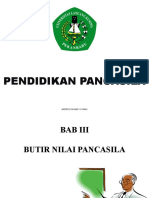 Butir Nilai Pancasila