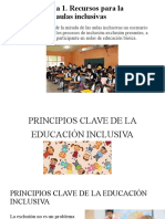 Unidad 3.PRINCIPIOS CLAVE DE LA EDUCACIÓN INCLUSIVA