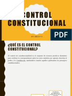 Control Constitucional