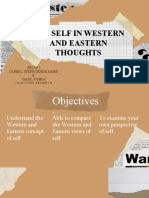 The Self in Western and Eastern Thoughts