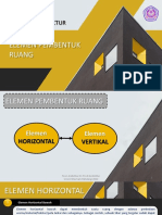 TEORI ARSITEKTUR ELEMEN PEMBENTUK RUANG