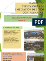 Manual de Tecnologias de Remediacion de Sitios Contaminados