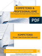 Kompetensi Profesionalitas KODET 2022