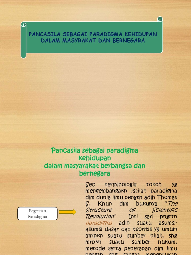Pancasila sebagai Paradigma Kehidupan | PDF | Ilmu Sosial | Filsafat