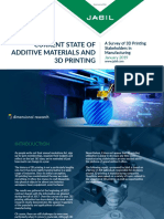 Current State of Additive Materials and 3D Printing