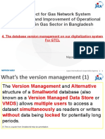 The Database Version Management On Our Digitalization System - GTCL - v001TK