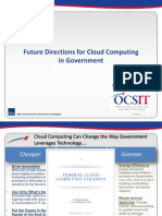 Future Directions For Cloud Computing in Government: David L. Mcclure, Ph.D. Associate Administrator