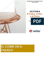 LECCION 8 Cobre Plomo y Zinc en La Construcción