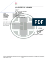 Hasil Ekspertise Radiologi