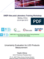 Session 3 Uncertainty Evaluation For LED Products Measurement