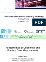 Fundamentals of Colorimetry and Practical Color Measurements
