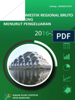 Produk Domestik Regional Bruto Kota Bandung Menurut Pengeluaran 2016-2020