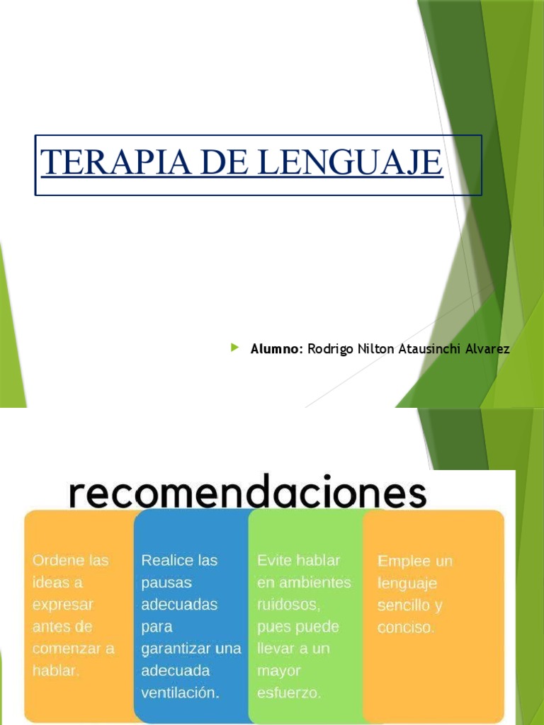 Ejercicios de Terapia de Lenguaje para Niños | PDF | Ritmo | Vocal
