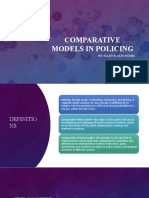 Comparative Models in Policing