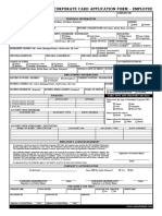 UBP Corporate Card Application - Employee - New Fillable
