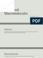 Physical Science - Biological Macromolecules