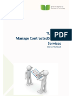 Tlix5040 Manage Contractedsupport Services: Learner Workbook