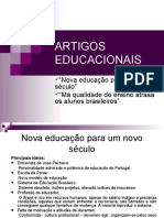 Nova educação para alunos brasileiros