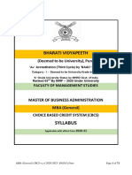 0 Syllabus MBA CBCS 2020 110920