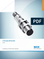 Cylindrical Photoelectric Sensors Product Data Sheet