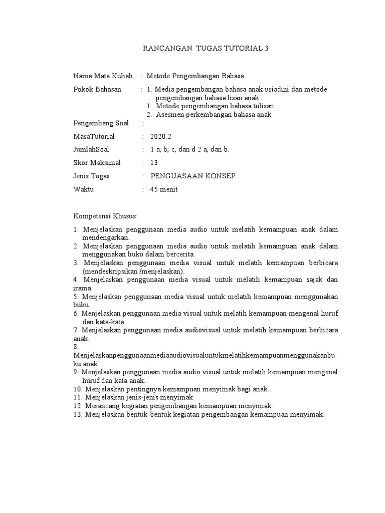 Tugas Tutorial 3 | PDF