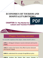 Economics of Tourism and Hospitality (Bstm2001) : The Market For Recreation, Leisure and Tourism Products