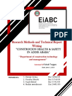 Construction Safety Research in Addis Ababa