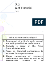 Chapter 3 - FINANCIAL STATEMENT AND PERFORMANCE EVALUATION