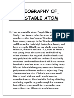 Autobiography of An Unstable Atom