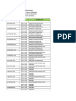 Jadwal Kelas A