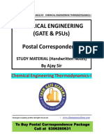 Chemical Engineering (Gate & Psus) Postal Correspondence