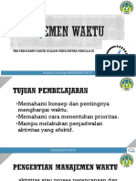 Pertemuan 4 - Manajemen Waktu