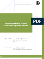 Shipment Business Process Flow Document-SAG