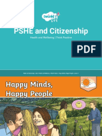 PSHE and Citizenship: Health and Wellbeing - Think Positive