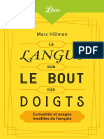 La Langue Sur Le Bout Des Doigts