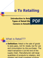 Intro To Retailing Types