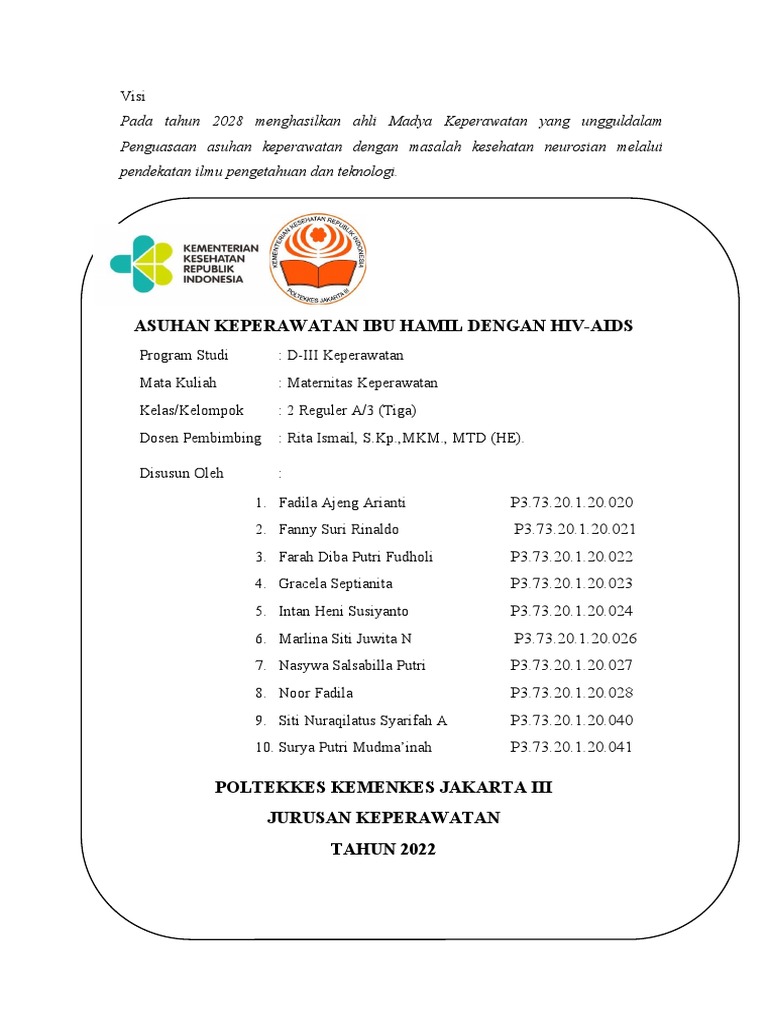 Kel 3 - Ibu Hamil Hiv-Aids | PDF