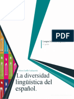La Diversidad: Lingüística Del Español