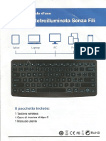 Manuale tastiera wireless