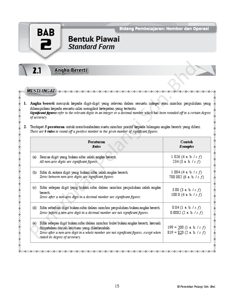Jawapan Bab 2 | PDF