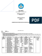 Silabus Tematik Kelas 1 Tema 3 (8 Kolom)