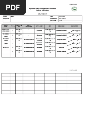 015 IV flow sheet3