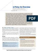 Cerebral Palsy An Overview