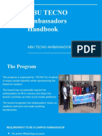 ABU TECNO Ambassadors Handbook