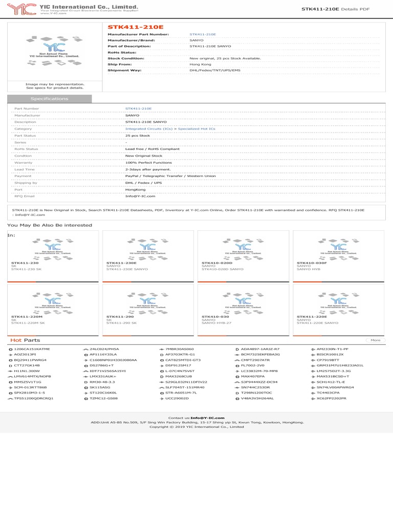 STK411 210e | PDF