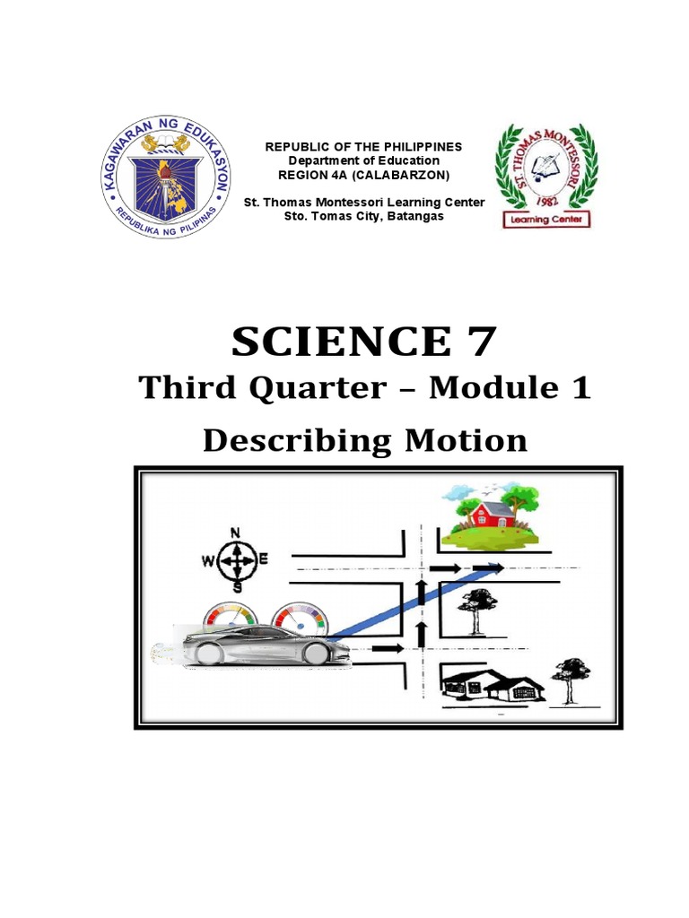 Understanding Motion in Science 7 | PDF | Speed | Velocity