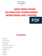 GSM Based Single Phase Distribution Transformer Monitoring and Control