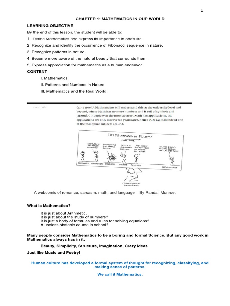Patterns and Math in Nature | PDF | Pattern | Symmetry